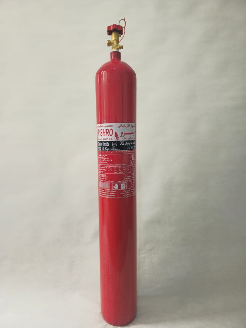 co2-fire-extinguisher-12kg-pishro کپسول آتش نشانی 12 کیلوگرمی CO2 پیشرو