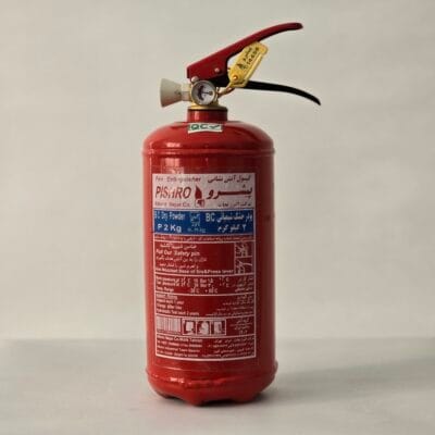 کپسول آتش نشانی 2 کیلوگرمی پودر و گاز پیشرو