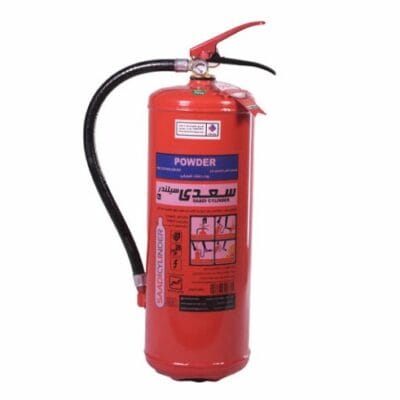 کپسول آتش نشانی 6 کیلوگرمی پودر و گاز سعدی سیلندر
