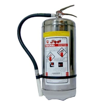 کپسول آتش نشانی 9 لیتری آب و گاز استیل توچال