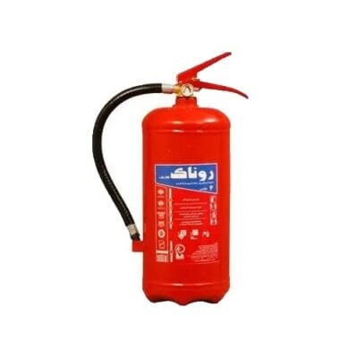 کپسول آتش نشانی 4 کیلوگرمی پودر و گاز روناک با پودر ABC