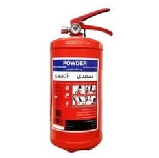 کپسول آتش نشانی 4 کیلوگرمی پودر و گاز سعدی سیلندر