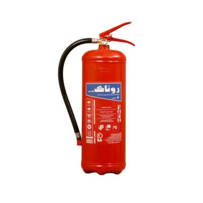 کپسول آتش نشانی 6 کیلوگرمی پودر و گاز روناک