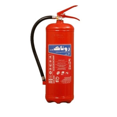 کپسول آتش نشانی 6 کیلوگرمی پودر و گاز روناک با پودر ABC
