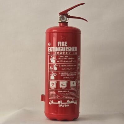 کپسول آتش نشانی 6 کیلوگرمی پودر و گاز پیشگامان
